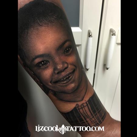 Tattoos - Black and Gray Portrait - 109971